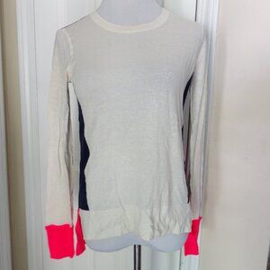 New EIGHTEEN68 Color Block Linen Blend Sweater – Med